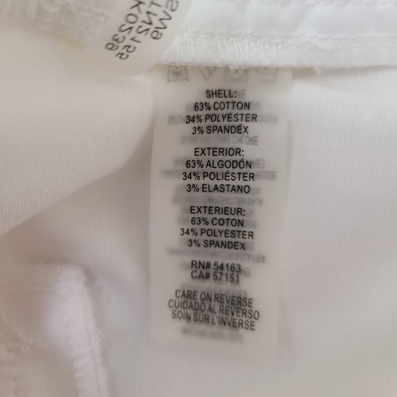 Calvin Klein, size 6 women’s white cropped ankle dress pant - Picture 5 of 5